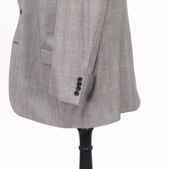 Jos. A. Bank 48R Gray Check Wool 2-Button Sport Coat Blazer Jacket P050 - Picture 8 of 11